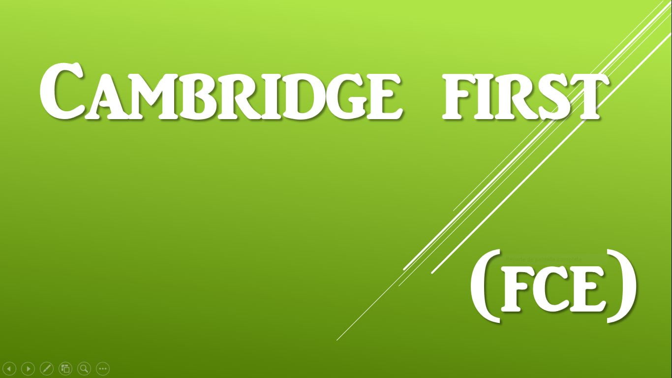 FCE COURSE